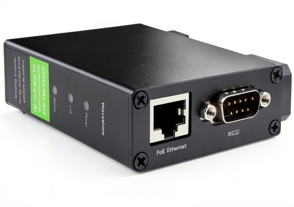RS232/485/422 to RJ45 Ethernet Module Waveshare Serial Server with PoE-0