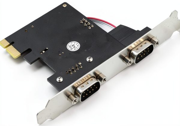 PCIe Serial Expansion Card GODSHARK 2-Port DB9 RS232 x1 Adapter-2